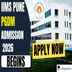 IIMS Pune PGDM 2026 Admission Begins @iimspune.edu.in; Apply Now